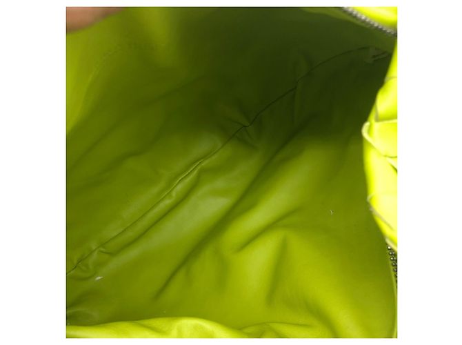Borsa Bottega Veneta in pelle di agnello gialla Giallo - vista 7