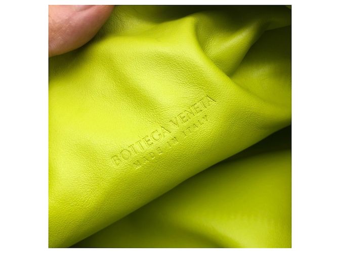 Borsa Bottega Veneta in pelle di agnello gialla Giallo - vista 8
