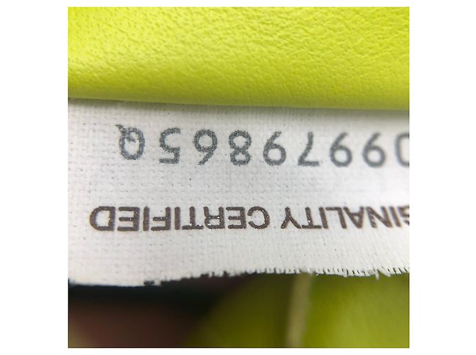Borsa Bottega Veneta in pelle di agnello gialla Giallo - vista 9