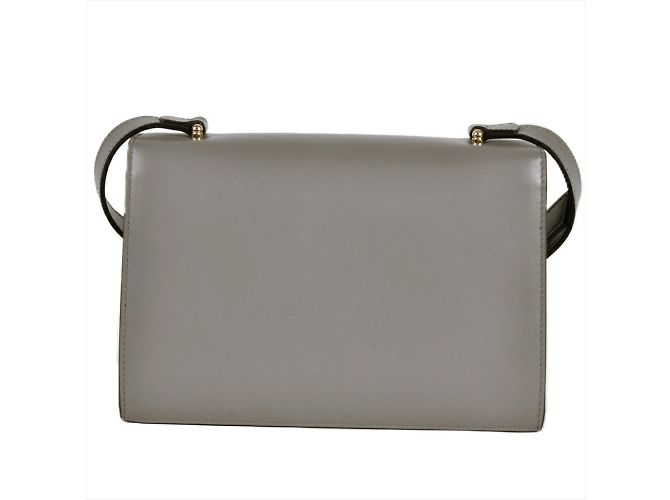 Borsa a Spalla GUCCI Zumi in Pelle Grigia Marrone - vista 3