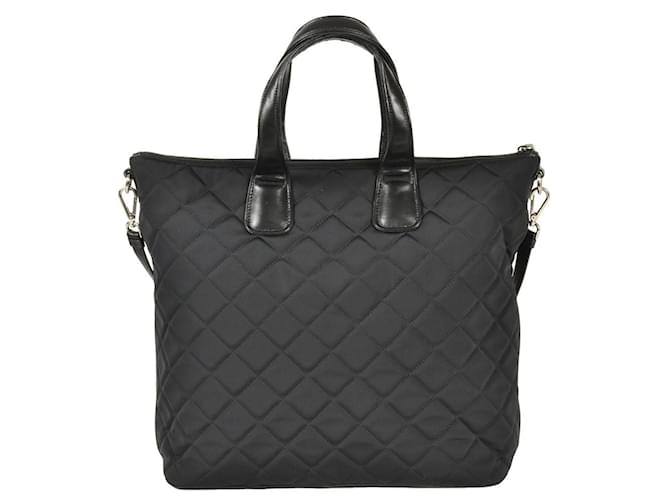 Prada Stepp-Tote-Bag Schwarz - Ansicht 4