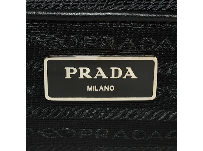 Prada Stepp-Tote-Bag Schwarz - Ansicht 7