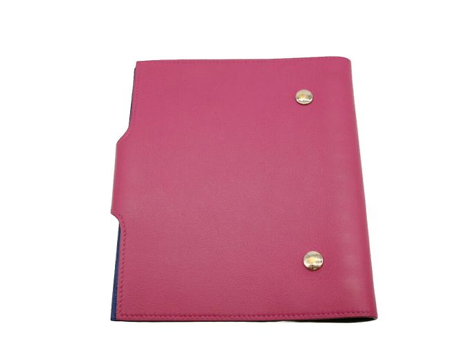 Hermès Copertura per quaderno Hermes Ulysse Neo PM Rosa Blu - vista 2