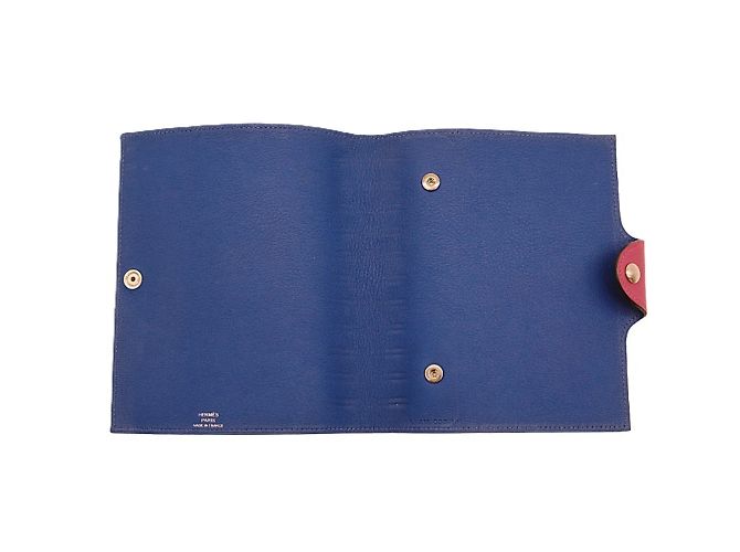 Hermès Copertura per quaderno Hermes Ulysse Neo PM Rosa Blu - vista 7