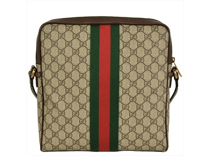 Borsa a Spalla GUCCI Ophidia Marrone - vista 3