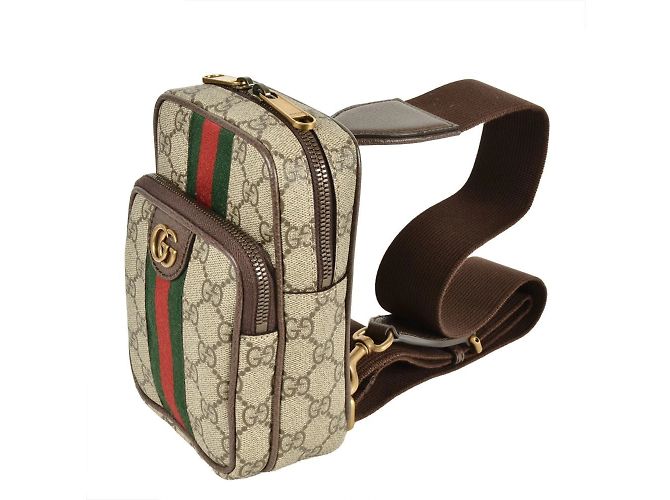 Borsa a Spalla GUCCI Ophidia GG Supreme Beige - vista 3