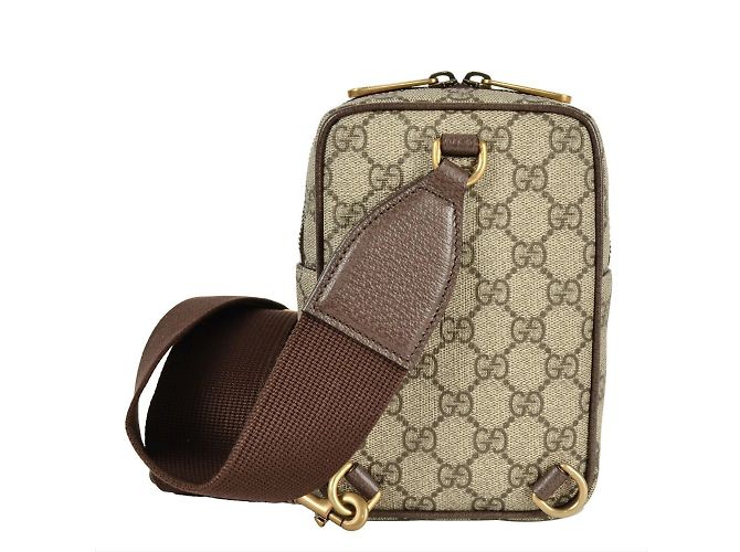 Borsa a Spalla GUCCI Ophidia GG Supreme Beige - vista 4