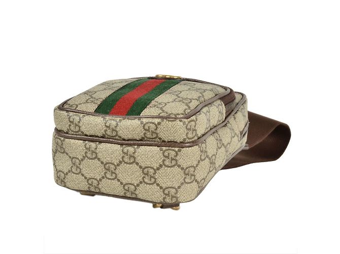 Borsa a Spalla GUCCI Ophidia GG Supreme Beige - vista 5