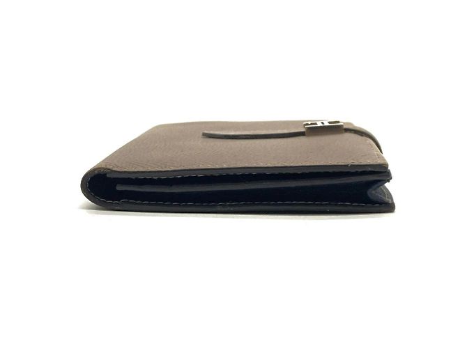 Hermès Cartera larga Hermes Bearn Soufflet Verso Castaño - vista 3