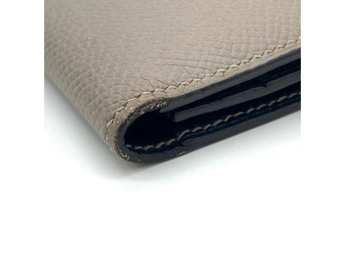 Hermès Cartera larga Hermes Bearn Soufflet Verso Castaño - vista 5