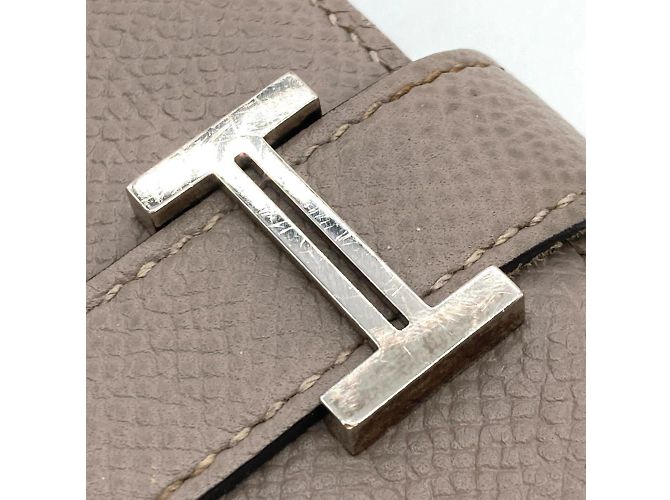 Hermès Cartera larga Hermes Bearn Soufflet Verso Castaño - vista 6