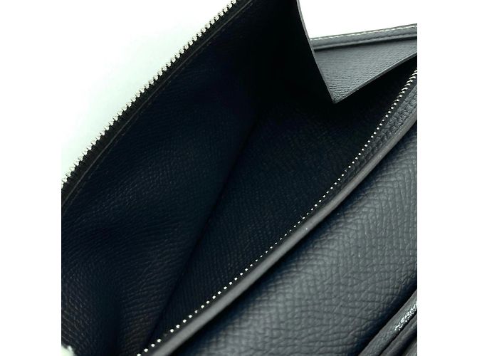 Hermès Cartera larga Hermes Bearn Soufflet Verso Castaño - vista 8