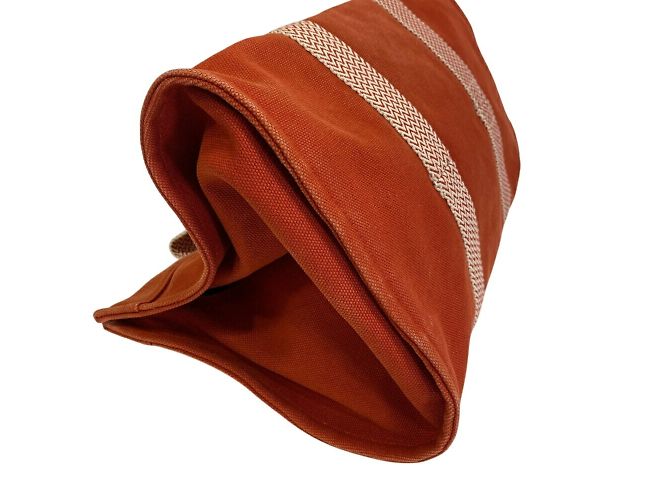 Hermès Hermes Cannes MM Tote Bag Beige Orange - Ansicht 3