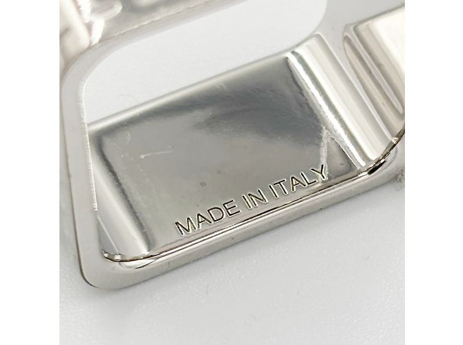 Hermès Hermes Bolduc Scarf Ring Silvery - view 5