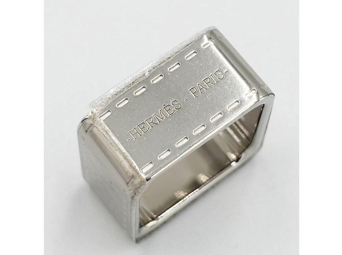 Hermès Hermes Bolduc Scarf Ring Silvery - view 7