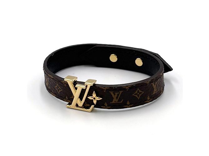Louis Vuitton Monogram Charm Armband Braun Golden Monogramm - Ansicht 2