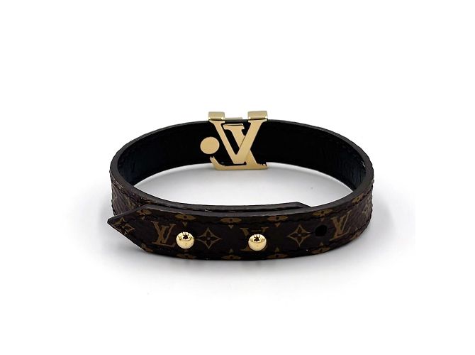 Louis Vuitton Monogram Charm Armband Braun Golden Monogramm - Ansicht 3