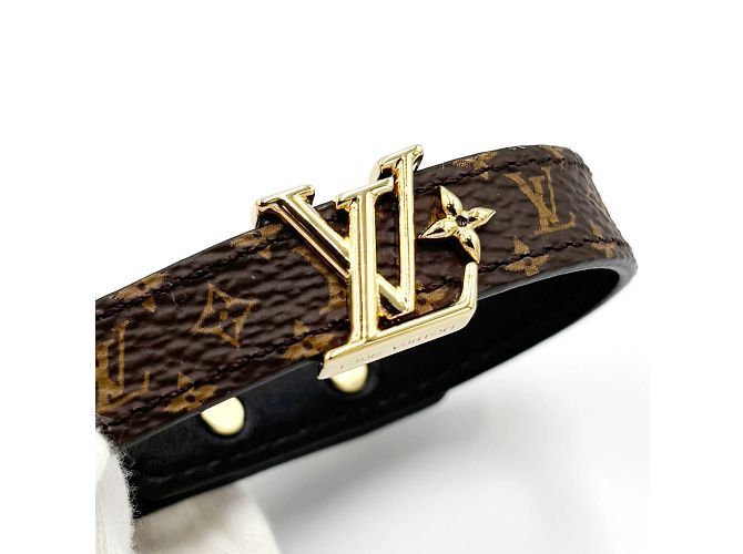 Louis Vuitton Monogram Charm Armband Braun Golden Monogramm - Ansicht 4