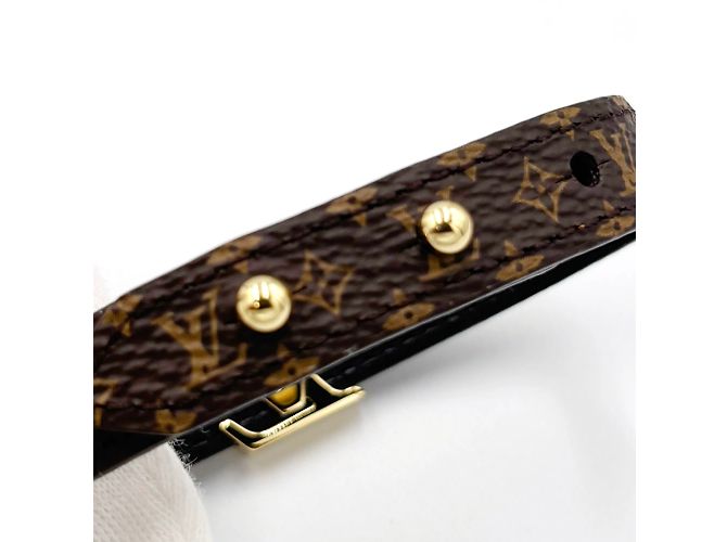 Louis Vuitton Monogram Charm Armband Braun Golden Monogramm - Ansicht 5
