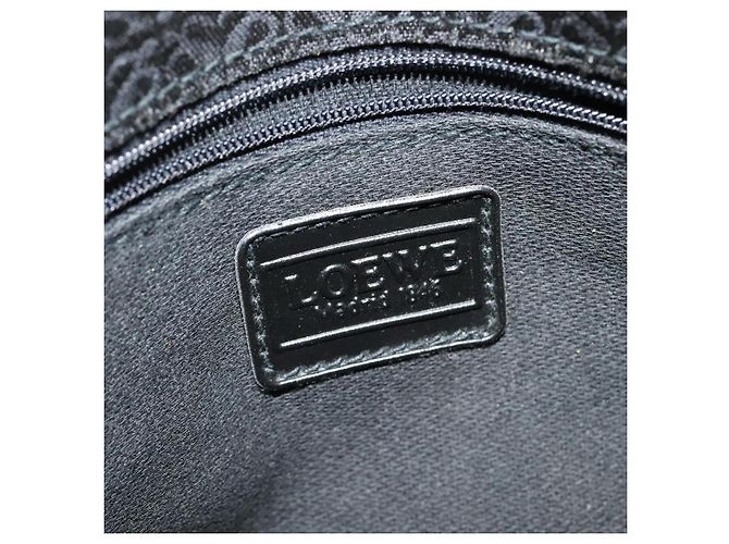 LOEWE Borsa a Spalla Anagram Tela Nera Oro Auth BA3478 Nero D'oro - vista 17