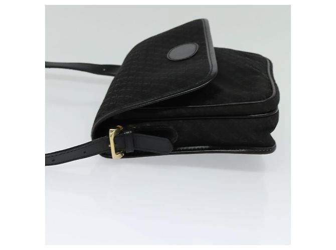 LOEWE Borsa a Spalla Anagram Tela Nera Oro Auth BA3478 Nero D'oro - vista 3