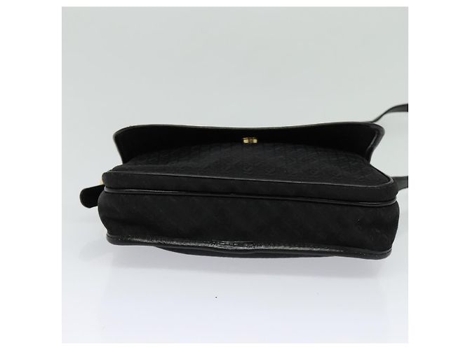 LOEWE Borsa a Spalla Anagram Tela Nera Oro Auth BA3478 Nero D'oro - vista 5