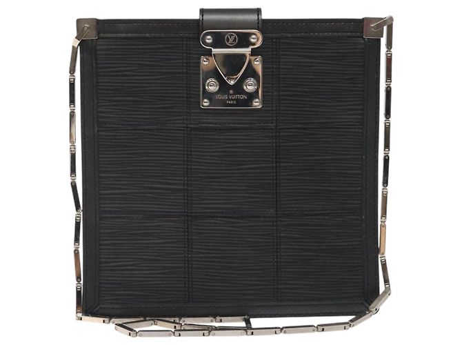 LOUIS VUITTON Epi Stretch Mojito Borsa a Spalla Pouch Nera M54612 LV Auth 127785 Nero - vista 13
