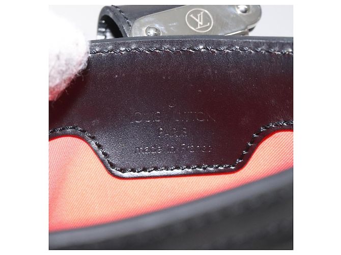 LOUIS VUITTON Epi Stretch Mojito Borsa a Spalla Pouch Nera M54612 LV Auth 127785 Nero - vista 17