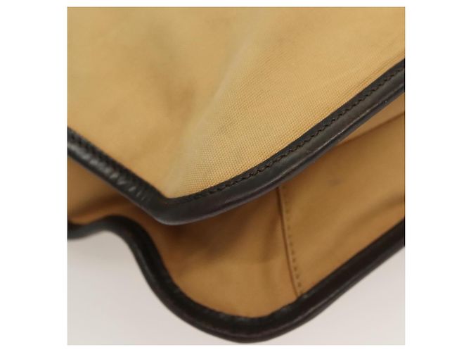 Borsa a spalla GUCCI Web Sherry Line in tela beige argento rosso 001 4306 Auth hk2865 - vista 12