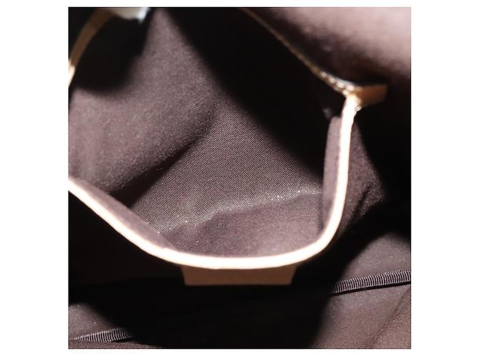 Borsa a spalla GUCCI GG Supreme PVC Bianco Oro 223666 Auth bs26841 D'oro - vista 20