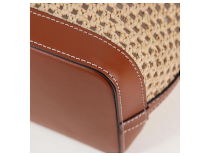 LOUIS VUITTON Noe BB Borsa a Spalla Raffia Beige M24722 LV Auth 125491SM - vista 14