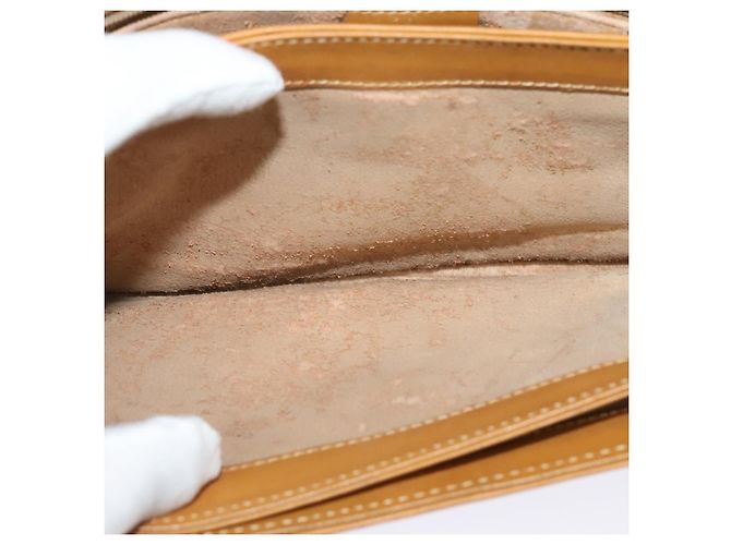 Gucci Borsa a Spalla Micro GG Supreme PVC Beige Oro 004 106 0024 Auth ki5768 D'oro - vista 16