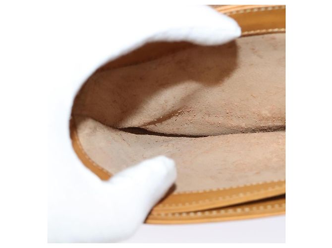 Gucci Borsa a Spalla Micro GG Supreme PVC Beige Oro 004 106 0024 Auth ki5768 D'oro - vista 18