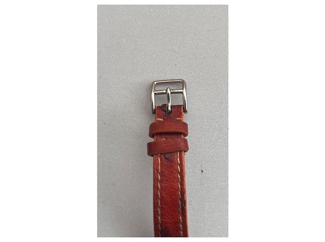 Relógio Hermès Sellier Ouro e Aço 24mm Prata - vista 8