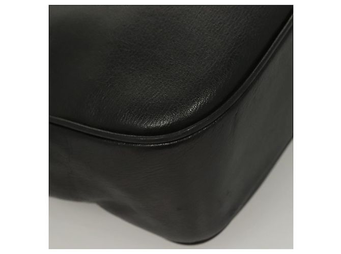 Borsa Tote Gancini in pelle nera e oro di Salvatore Ferragamo Auth bs26846 Nero D'oro - vista 12