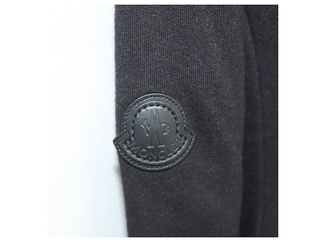 Moncler Sudadera de Manga Larga Sudadera de Algodón Negra Auth ym020M Negro - vista 3