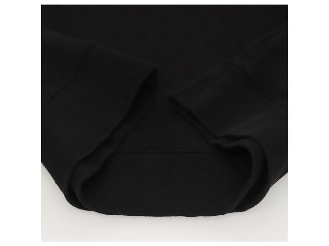 Moncler Sudadera de Manga Larga Sudadera de Algodón Negra Auth ym020M Negro - vista 6