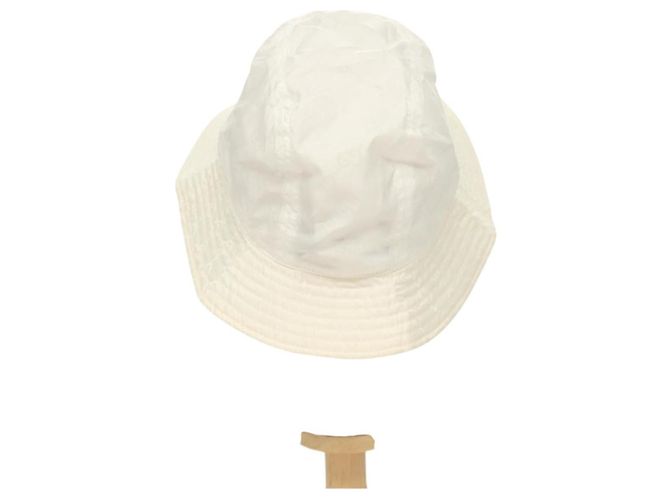 GUCCI GG Canvas Bucket Hat L Weiß Auth hk2863 - Ansicht 3