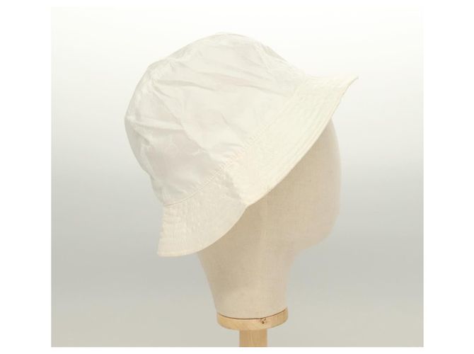 GUCCI GG Canvas Bucket Hat L Weiß Auth hk2863 - Ansicht 5