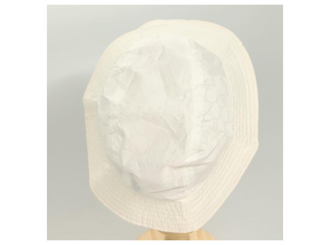 GUCCI GG Canvas Bucket Hat L Weiß Auth hk2863 - Ansicht 6
