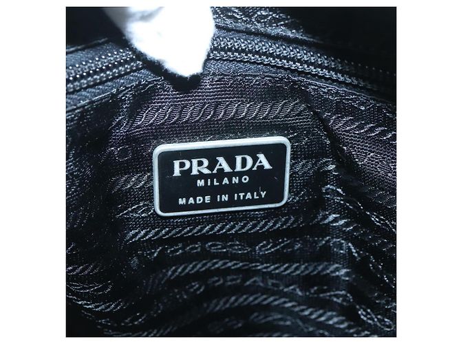 PRADA Borsa a mano in nylon bianco Auth bs26886 - vista 18