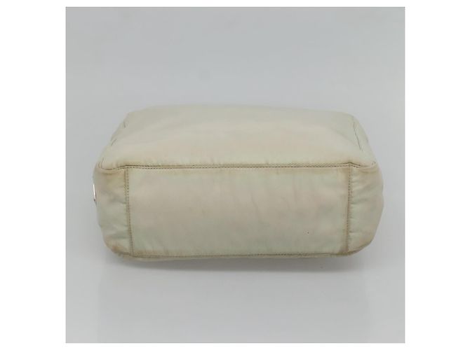 PRADA Borsa a mano in nylon bianco Auth bs26886 - vista 5