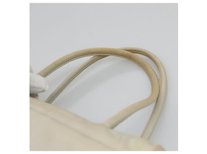 PRADA Borsa a mano in nylon bianco Auth bs26886 - vista 8