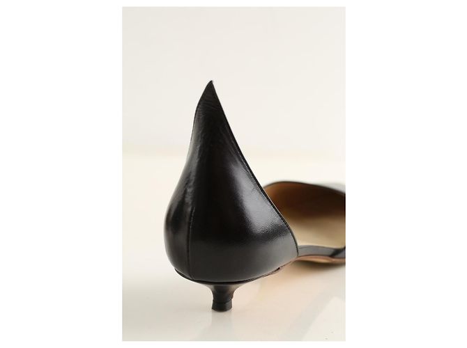 Francesco Russo Tacchi in pelle nera Nero - vista 3