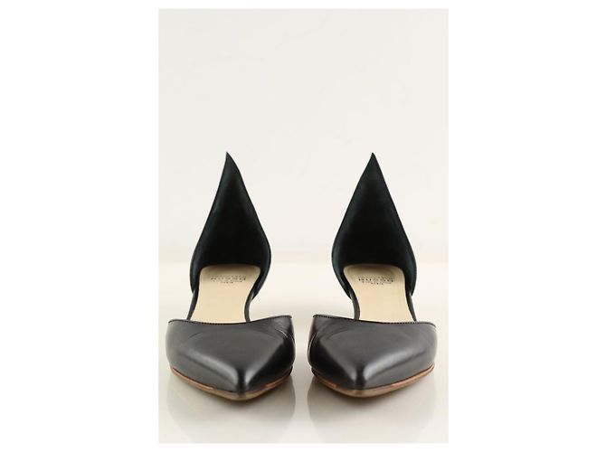 Francesco Russo Tacchi in pelle nera Nero - vista 5
