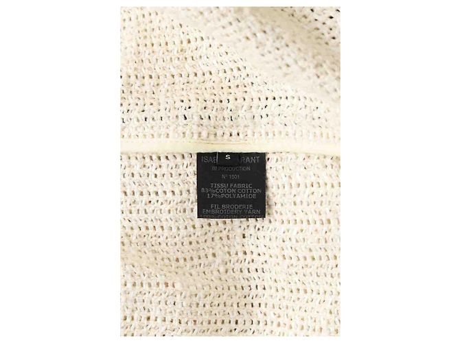 Isabel Marant Top de algodão branco - vista 6
