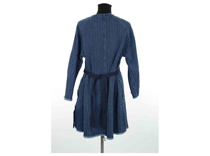 Isabel Marant Etoile Abrigo de algodón azul - vista 4