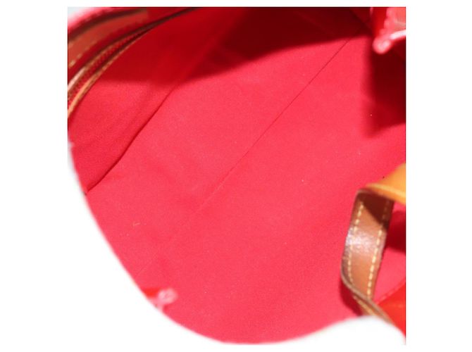 LOUIS VUITTON Monogram Vernis Reade PM Borsa a Mano Rossa M91088 LV Auth bs26765 Rosso - vista 11