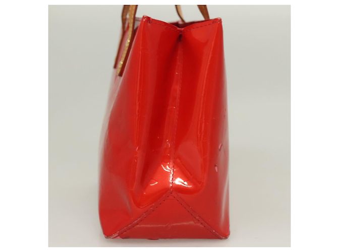 LOUIS VUITTON Monogram Vernis Reade PM Borsa a Mano Rossa M91088 LV Auth bs26765 Rosso - vista 3