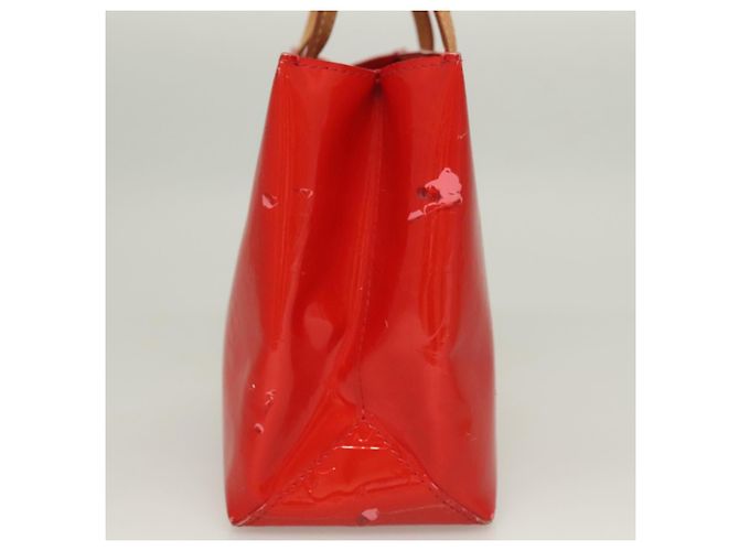 LOUIS VUITTON Monogram Vernis Reade PM Borsa a Mano Rossa M91088 LV Auth bs26765 Rosso - vista 4